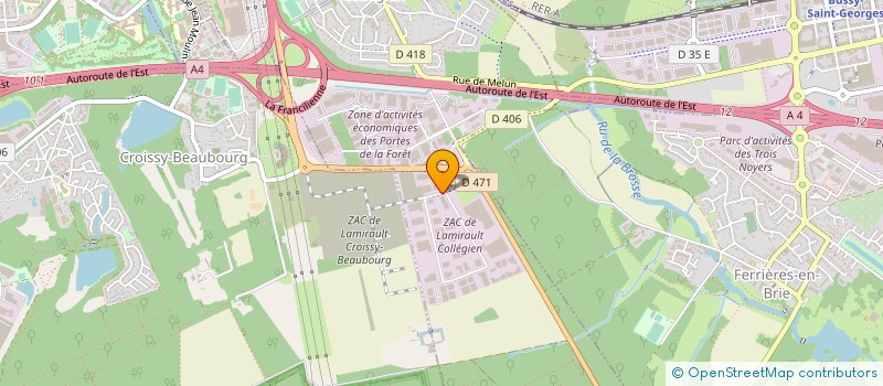 localisation de l'entreprise CAMA 2  COLLEGIEN