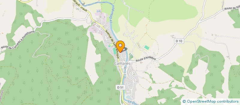 localisation de l'entreprise CAMA  CAMARES