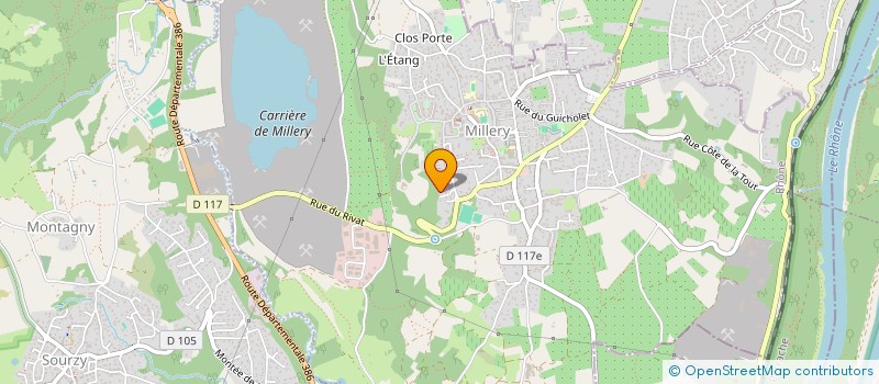 localisation de l'entreprise CAMA  MILLERY