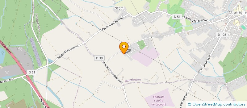 localisation de l'entreprise CAMA 82  MONTBETON