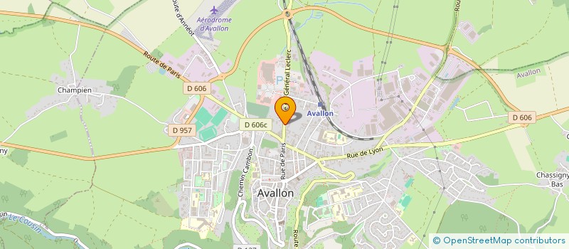 localisation de l'entreprise CAMA à AVALLON