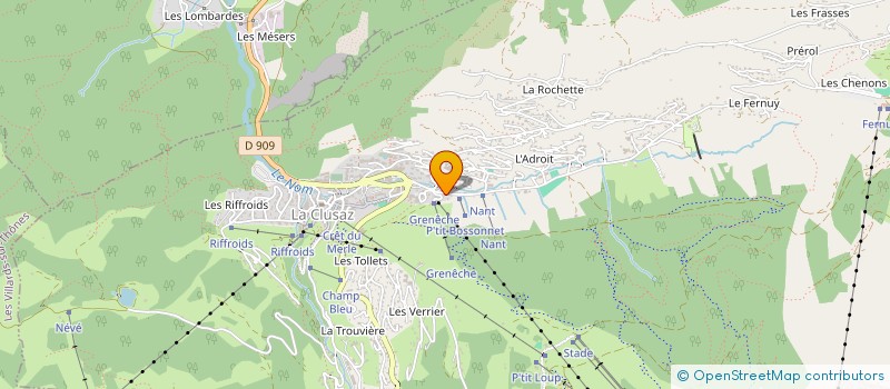 localisation de l'entreprise CAMA à LA CLUSAZ