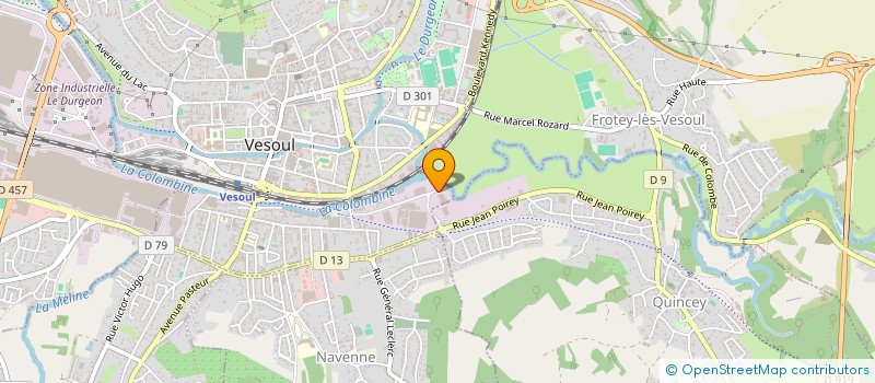 localisation de l'entreprise CAMA  VESOUL