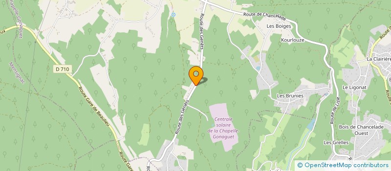 localisation de l'entreprise CAMA  LA CHAPELLE-GONAGUET