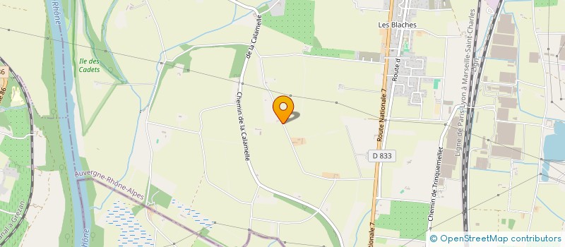 localisation de l'entreprise CAMA PATRIMOINE  PIERRELATTE