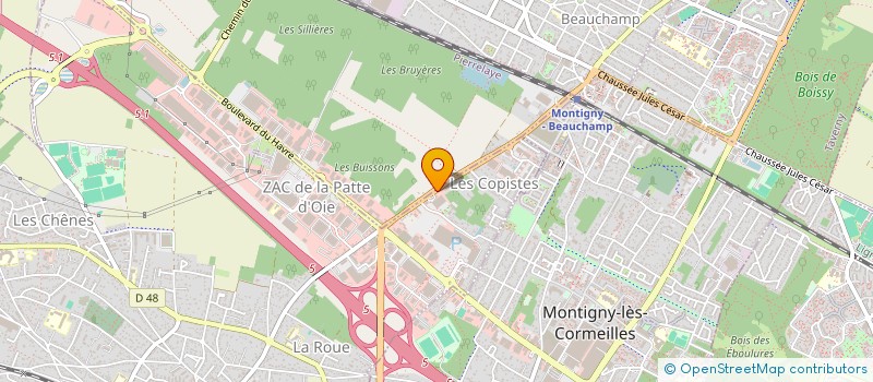 localisation de l'entreprise CAMA SCI  HERBLAY-SUR-SEINE