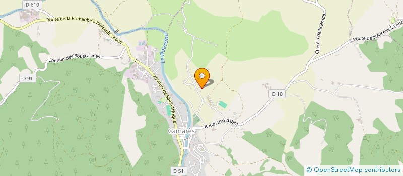 localisation de l'entreprise CAMABOIS  CAMARES