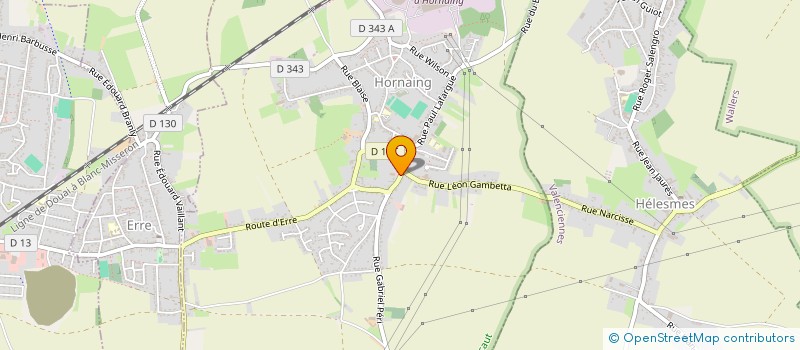 localisation de l'entreprise CAMABS à HORNAING