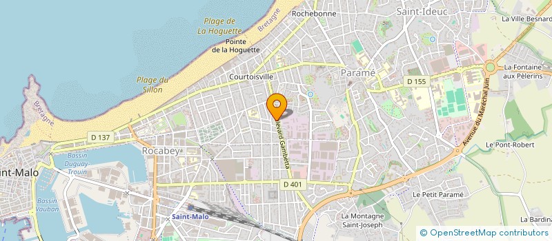 localisation de l'entreprise CAMAC  SAINT-MALO