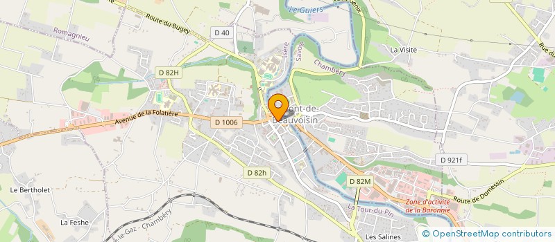 localisation de l'entreprise CAMAC  SAINT-ANDRE-LE-GAZ