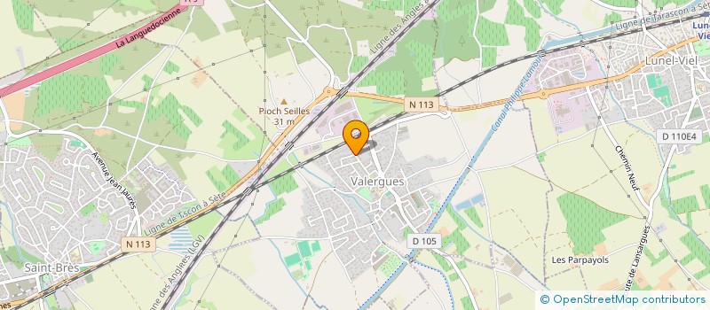 localisation de l'entreprise CAMAC CIE à VALERGUES