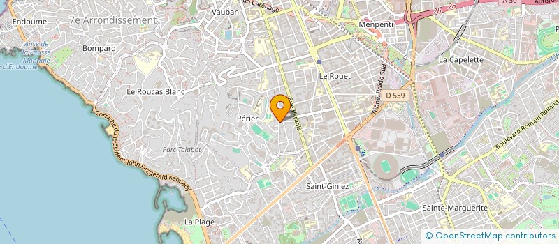 localisation de l'entreprise CAMACHARA 2  MARSEILLE