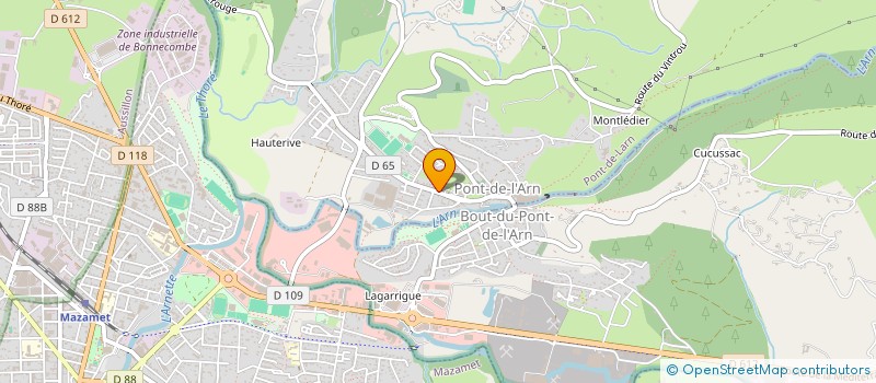 localisation de l'entreprise CAMACHRIS  PONT-DE-LARN