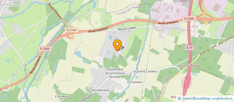 localisation de l'entreprise CAMACO à CHEVILLON-SUR-HUILLARD