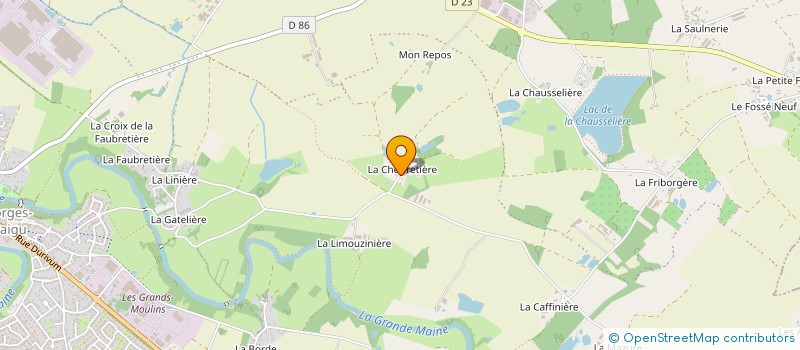 localisation de l'entreprise CAMACO à MONTAIGU-VENDEE