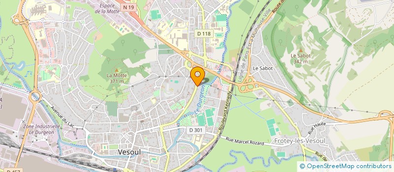 localisation de l'entreprise CAMACOM à VESOUL
