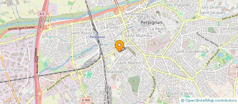 localisation de l'entreprise CAMACRI à PERPIGNAN