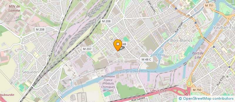 localisation de l'entreprise CAMAD à LILLE
