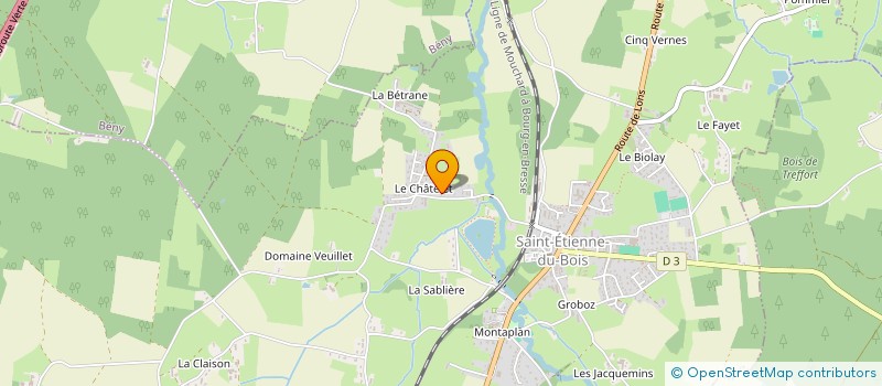 localisation de l'entreprise CAMAD&CO  SAINT-ETIENNE-DU-BOIS