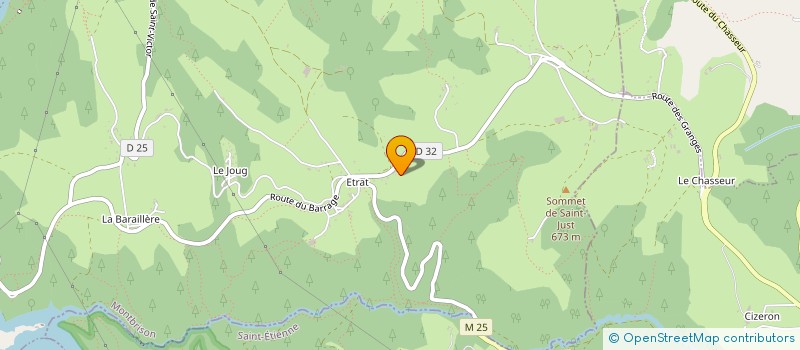 localisation de l'entreprise CAMADA  SAINT-JUST-SAINT-RAMBERT