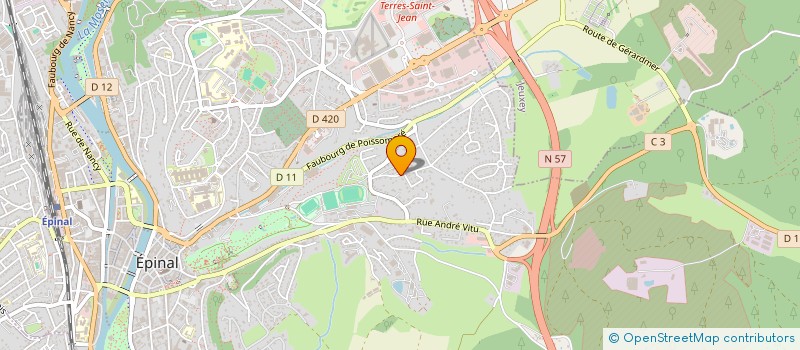 localisation de l'entreprise CAMADEM à EPINAL
