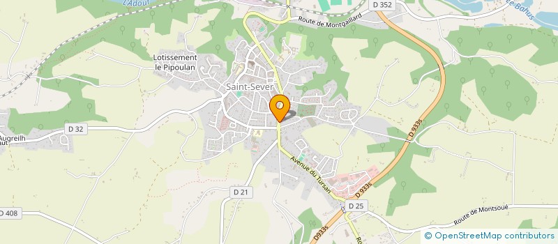 localisation de l'entreprise CAMADRET  SAINT-SEVER