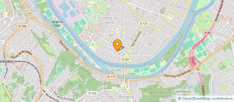 localisation de l'entreprise CAMAELNIGA  CROISSY-SUR-SEINE