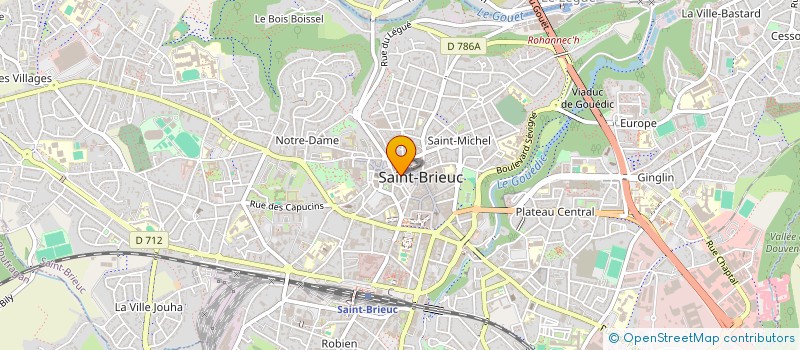 localisation de l'entreprise CAMAFRANT à SAINT-BRIEUC