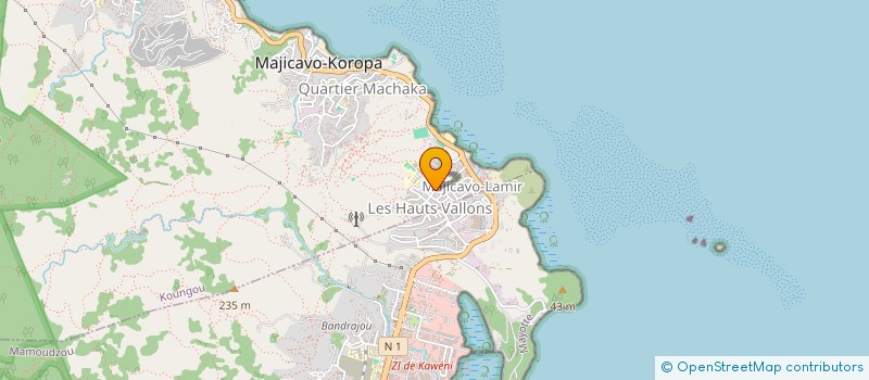 localisation de l'entreprise CAMAG à MAMOUDZOU
