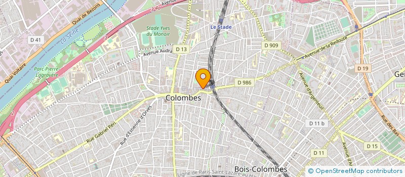 localisation de l'entreprise CAMAGIE à COLOMBES