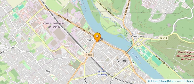 localisation de l'entreprise CAMAHAH  VERNON