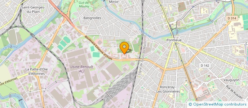 localisation de l'entreprise CAMAHEE 2  LE MANS