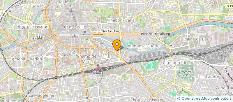 localisation de l'entreprise CAMAIL  RENNES