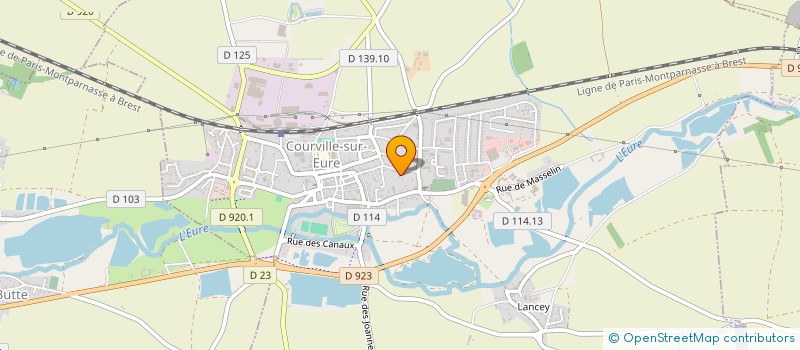 localisation de l'entreprise CAMAJB à COURVILLE-SUR-EURE