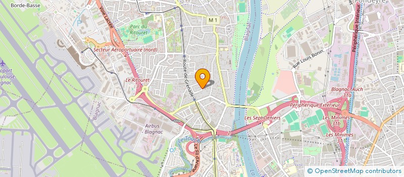 localisation de l'entreprise CAMAJE  BLAGNAC