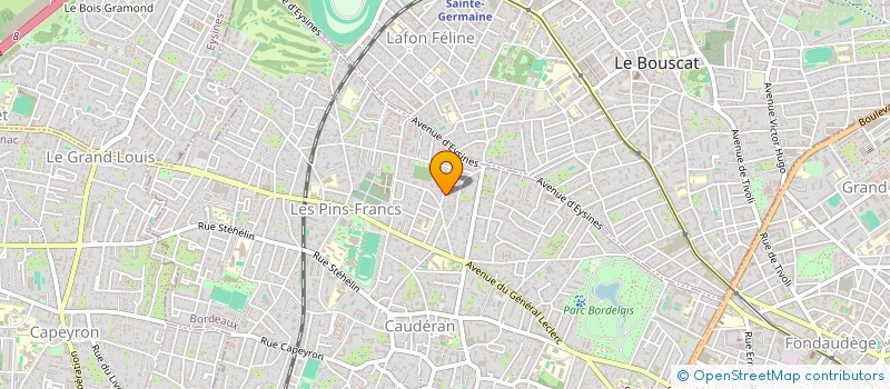 localisation de l'entreprise CAMAJU  BORDEAUX