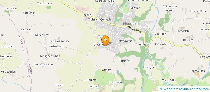 localisation de l'entreprise CAMAJU  PLOUGUIN