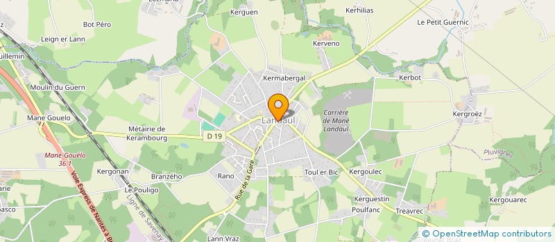 localisation de l'entreprise CAMAJUSTE à LANDEVANT