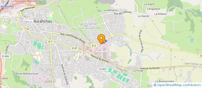 localisation de l'entreprise CAMAL à SAINT-SENIER-SOUS-AVRANCHES