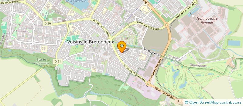 localisation de l'entreprise CAMALEX  VOISINS-LE-BRETONNEUX