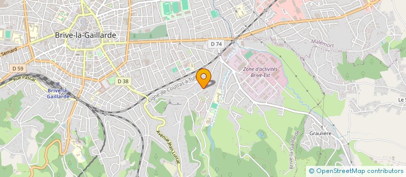 localisation de l'entreprise CAMALI  BRIVE-LA-GAILLARDE