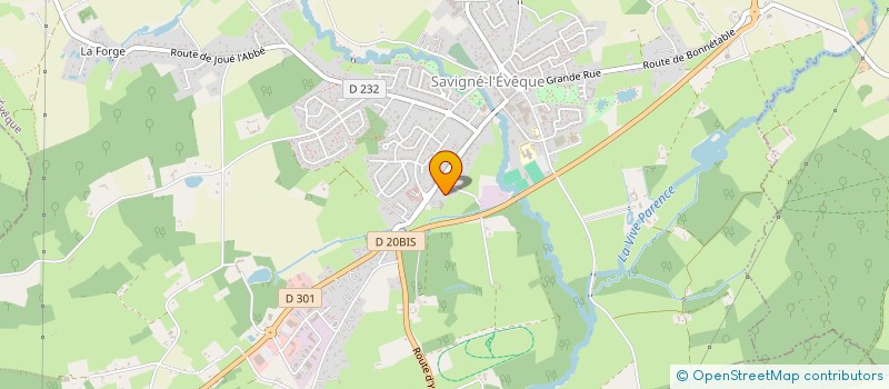 localisation de l'entreprise CAMALICE  SAVIGNE-L'EVEQUE