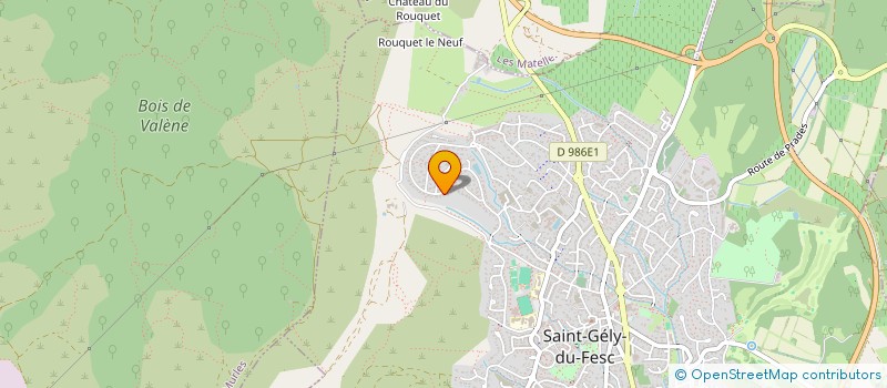 localisation de l'entreprise CAMALINA  SAINT-GELY-DU-FESC