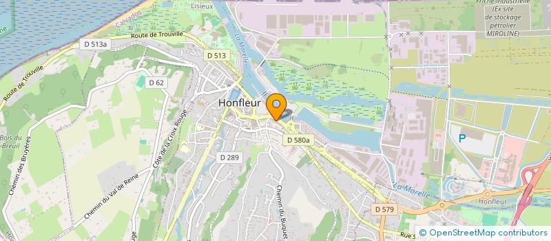localisation de l'entreprise CAMALINES à HONFLEUR