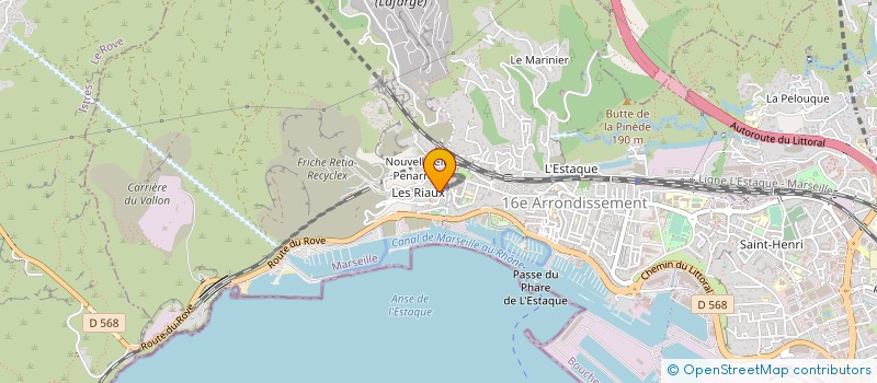 localisation de l'entreprise CAMALOC  MARSEILLE 16EME