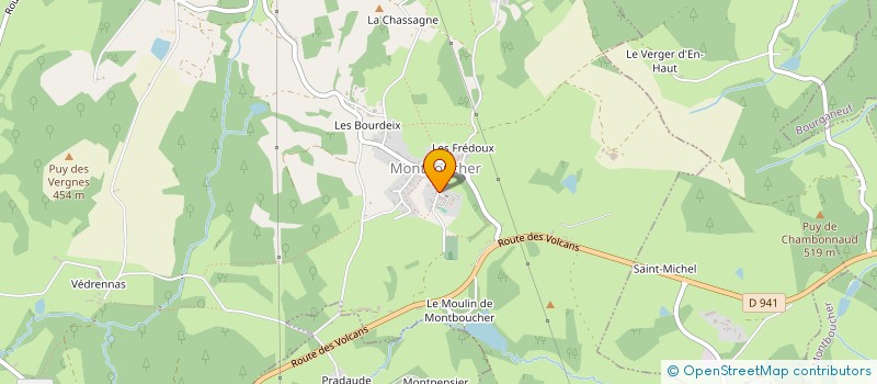 localisation de l'entreprise CAMALSA à MONTBOUCHER
