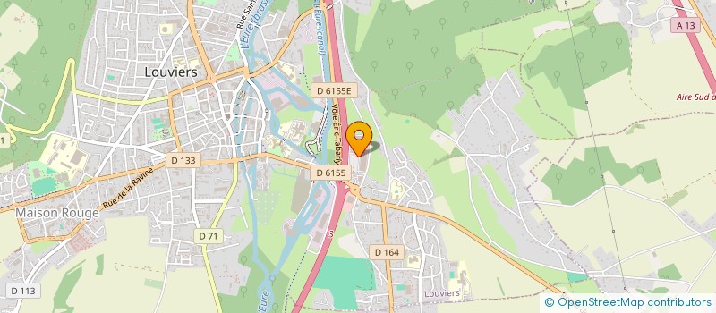localisation de l'entreprise CAMALUN à LOUVIERS