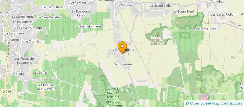 localisation de l'entreprise CAMALUNE  BEAUMONT-EN-VERON