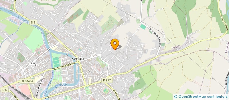 localisation de l'entreprise CAMALUPA  SEDAN