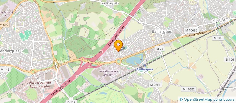 localisation de l'entreprise CAMAMY à BAILLARGUES